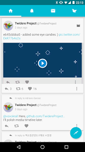 Screenshot of Twidere