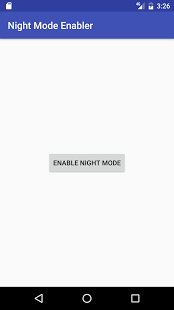 Screenshot of Night Mode Enabler
