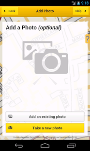 Screenshot of FixMyStreet