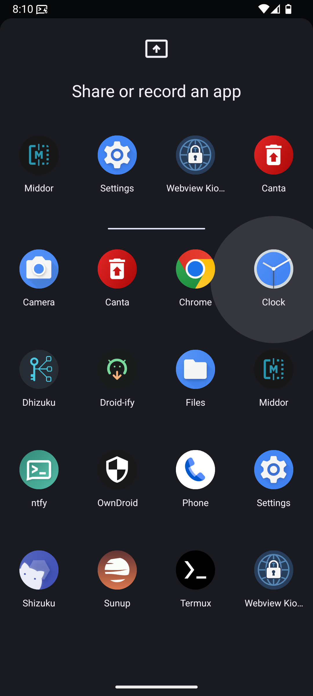 Screenshot of Middor