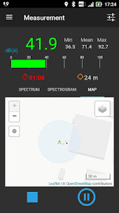 Screenshot of NoiseCapture