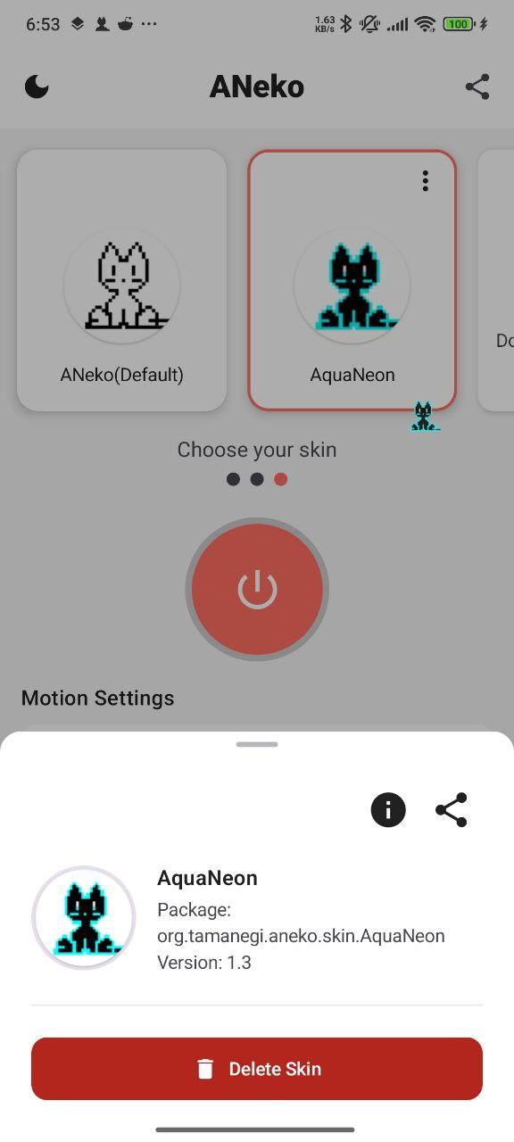 Screenshot of ANeko Reborn