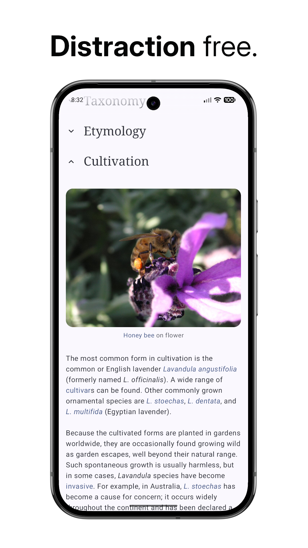 Screenshot of WikiReader