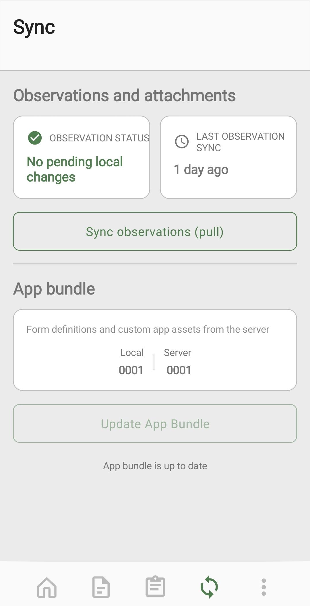 Screenshot of Formulus