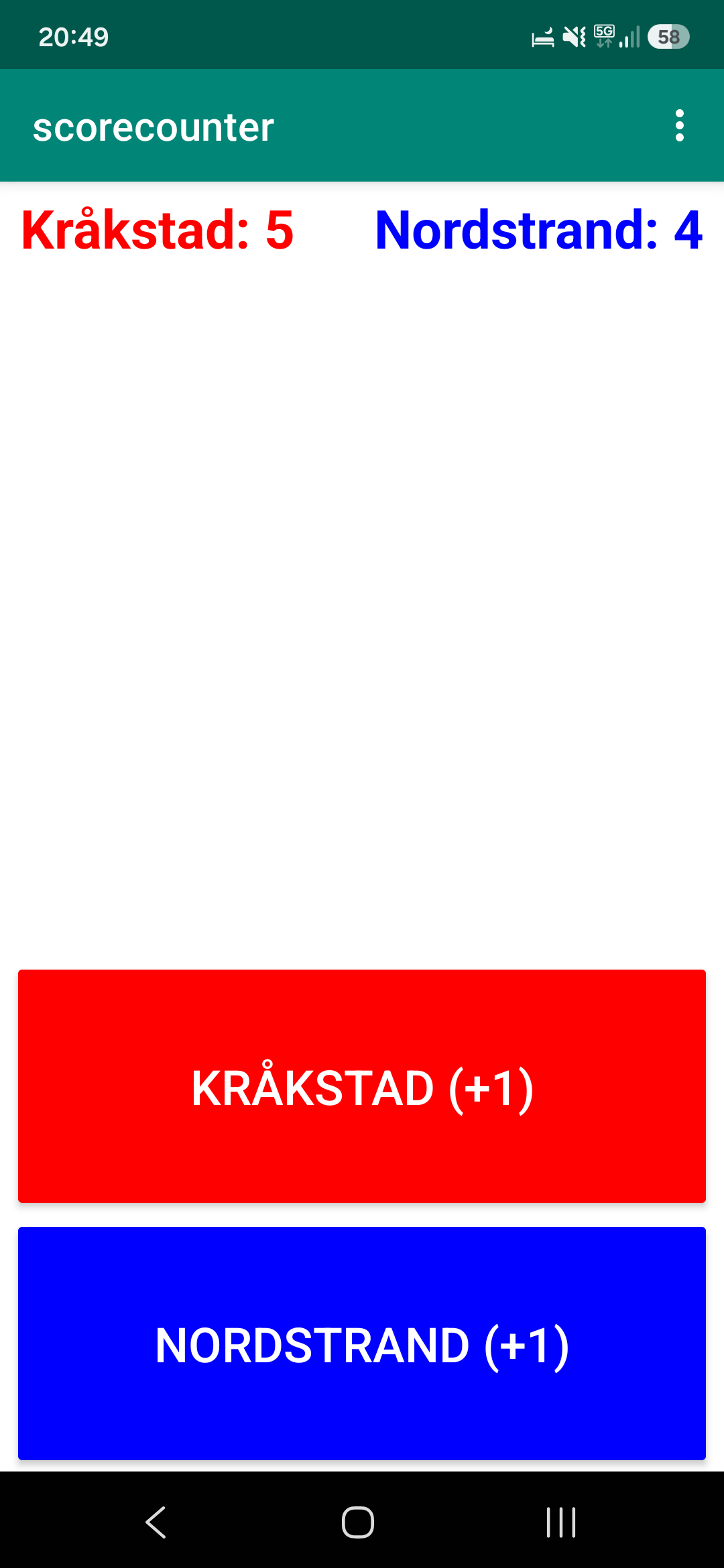 Screenshot of scorecounter