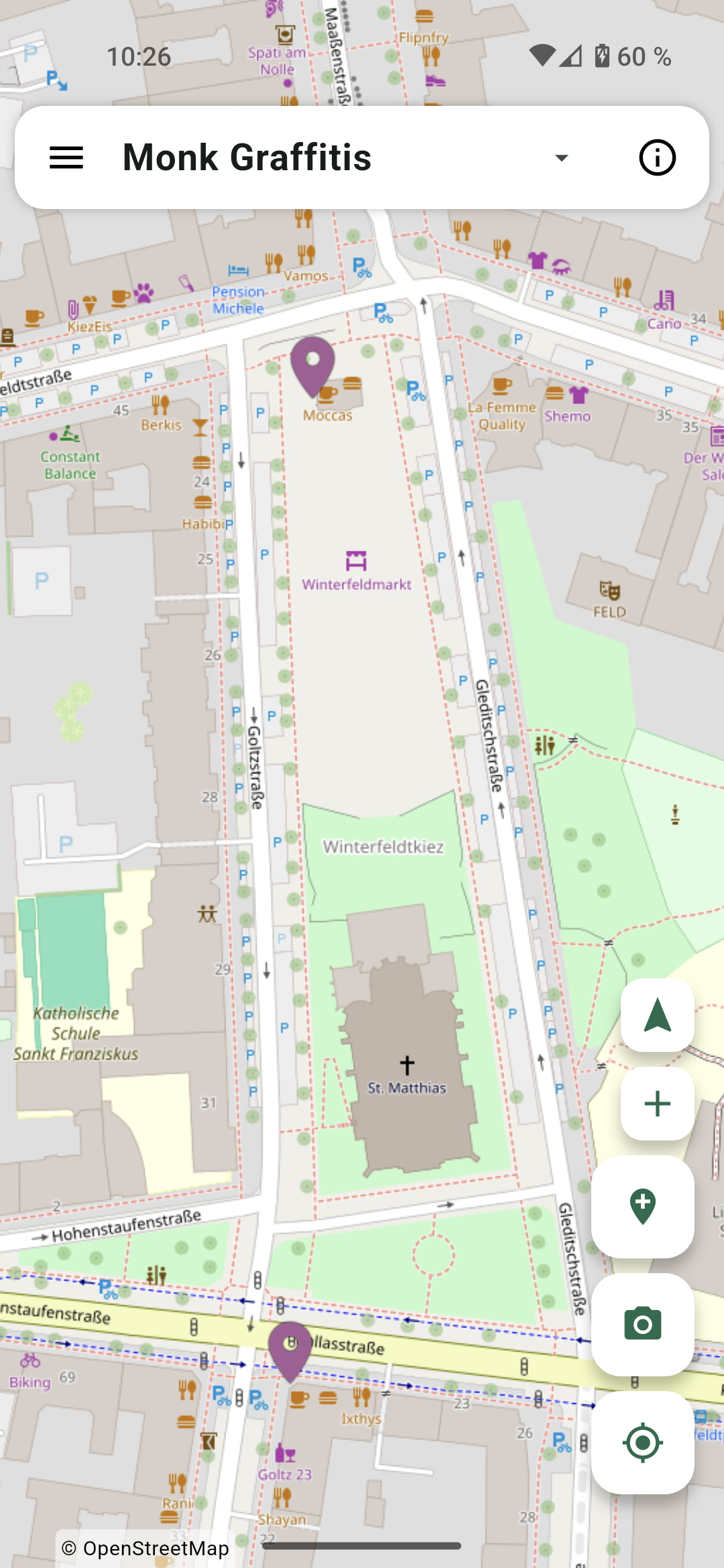 Screenshot of Pinpoint