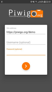 Screenshot of Piwigo