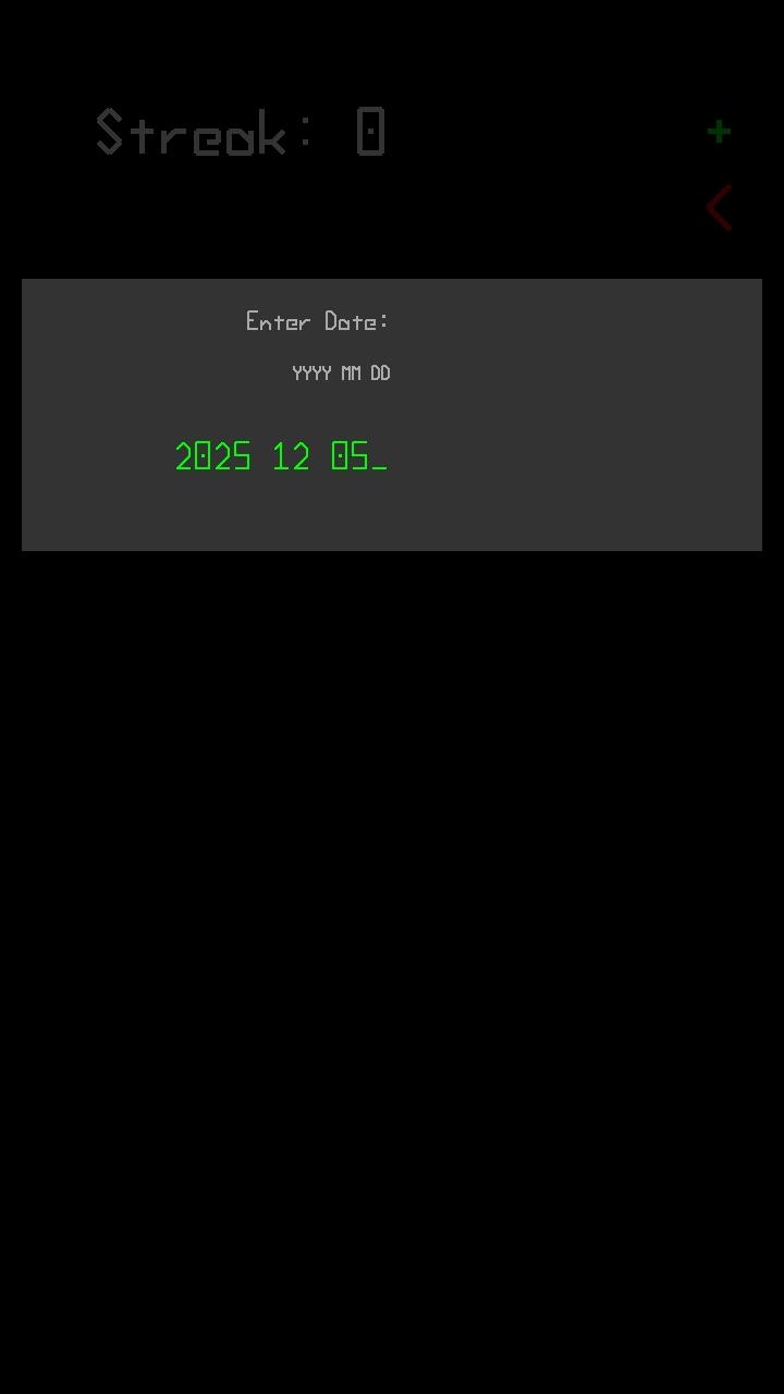 Screenshot of Streak