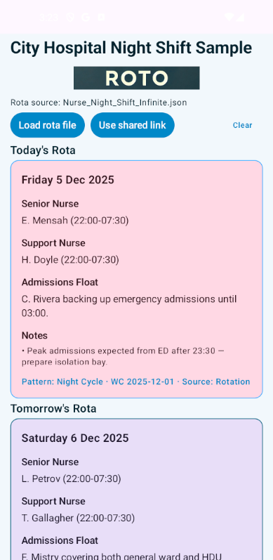 Screenshot of Roto