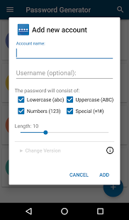 Screenshot of Password Generator (PFA)