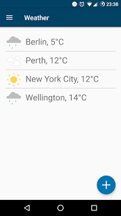 Screenshot of Weather (PFA)