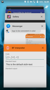 Screenshot of BF Interpreter
