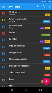 Screenshot of Tasks.org: Open-source To-Do Lists & Reminders