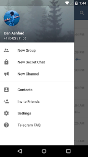 Screenshot of Telegram