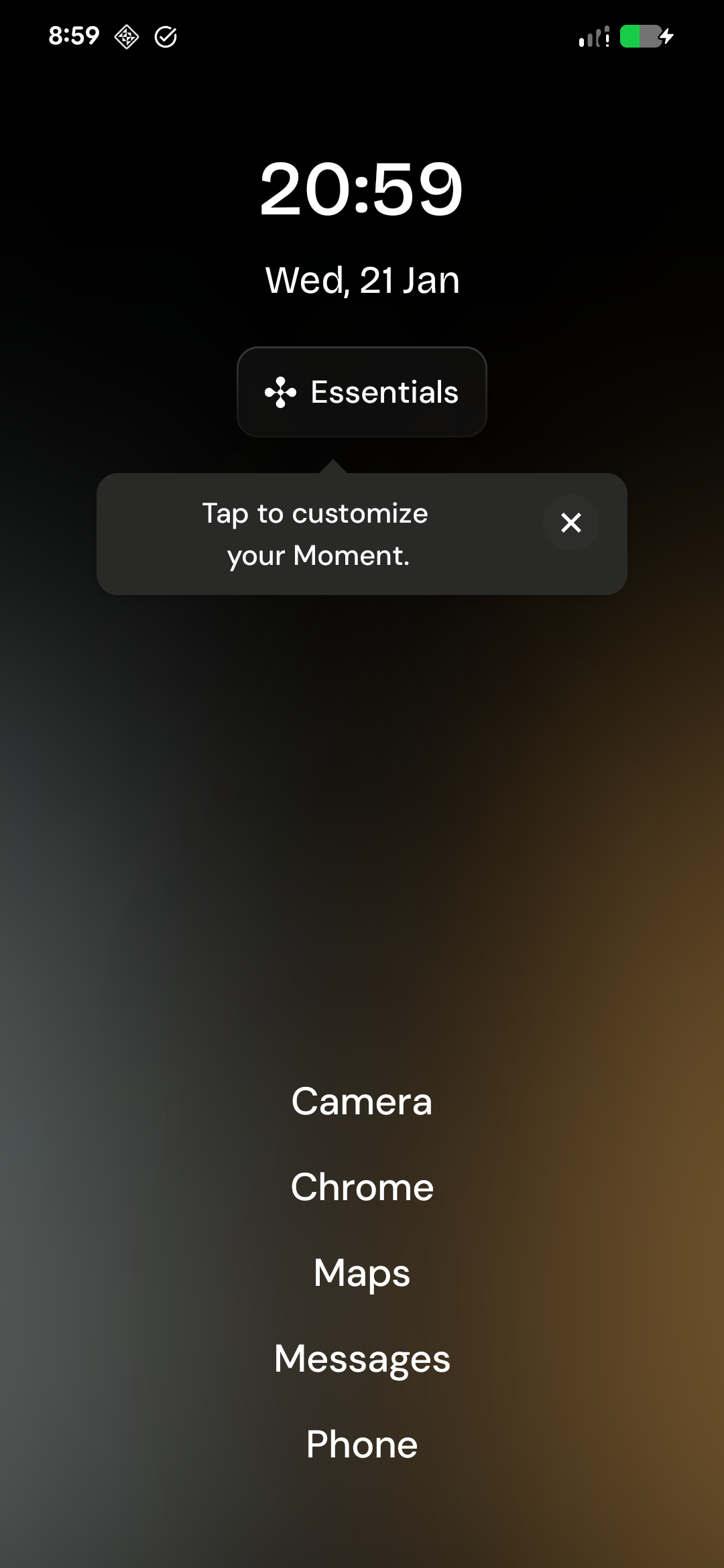 Screenshot of Fairphone Moments