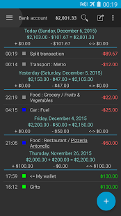 Screenshot of My Expenses
