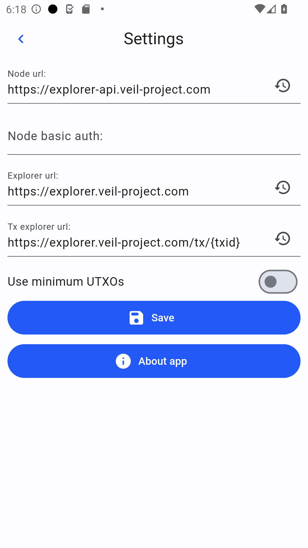 Screenshot of Veil - Privacy focused wallet