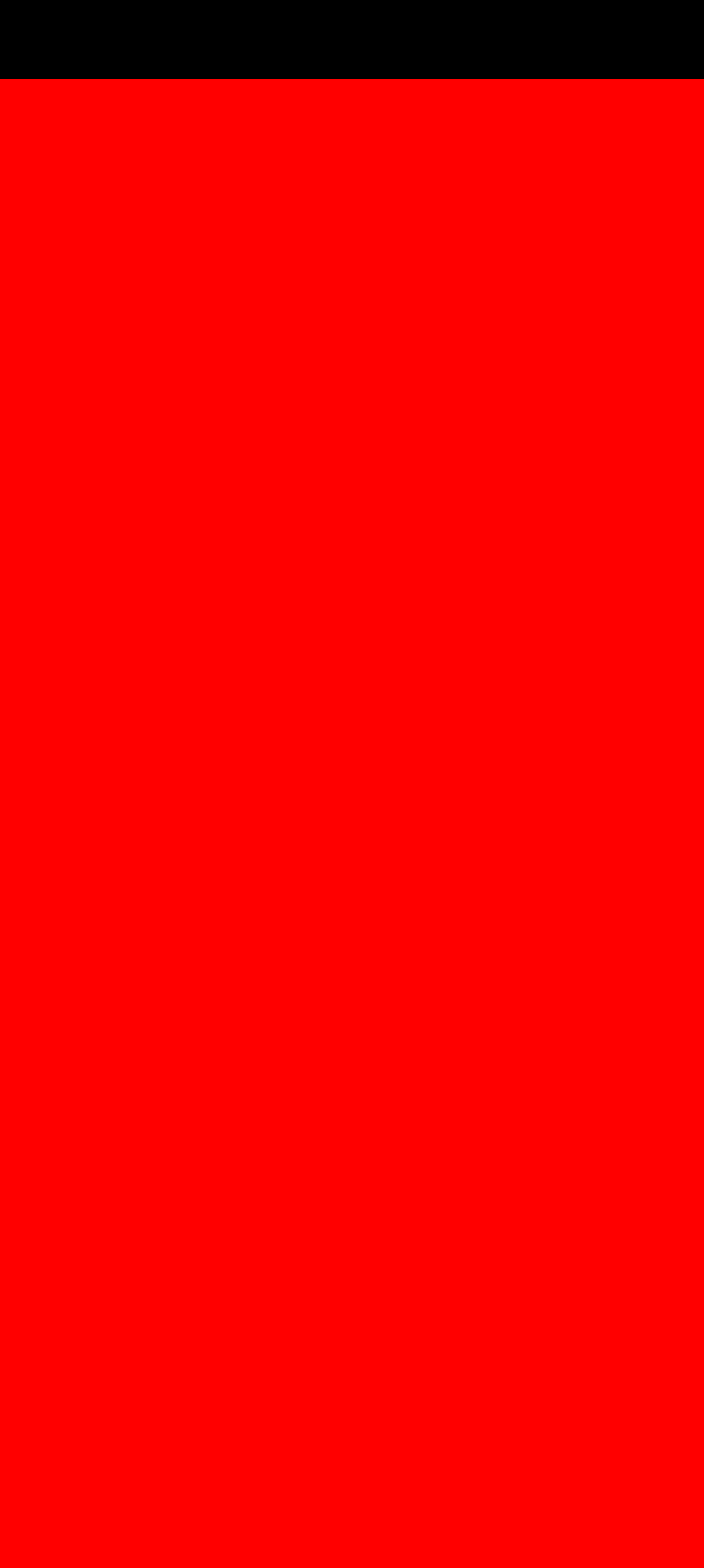 Screenshot of RedScreenActivity