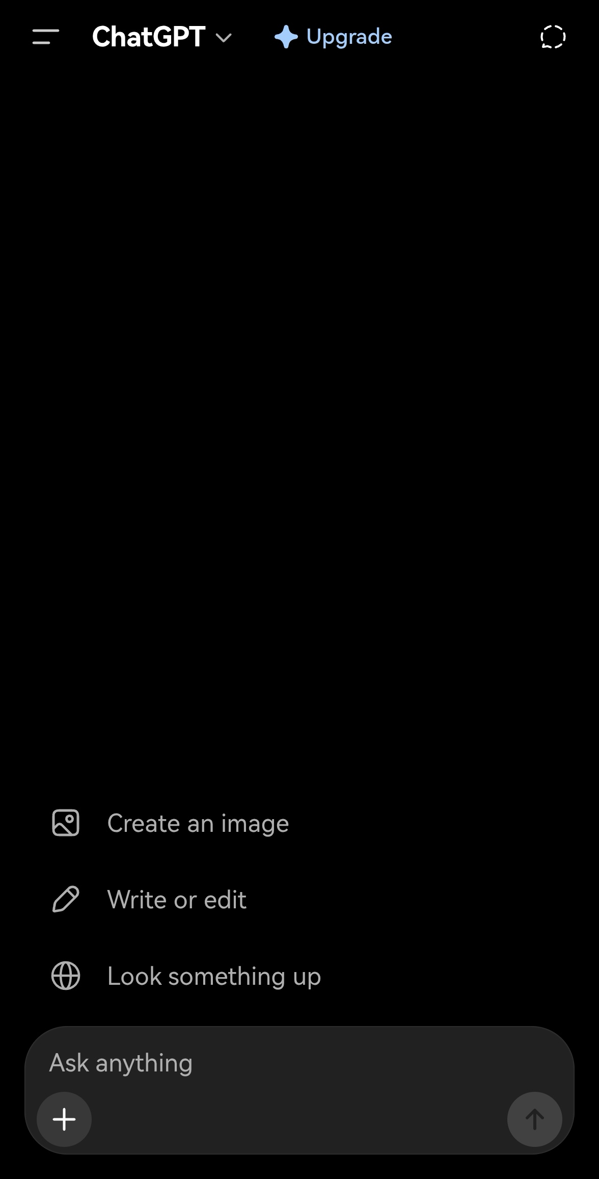 Screenshot of WebGPT