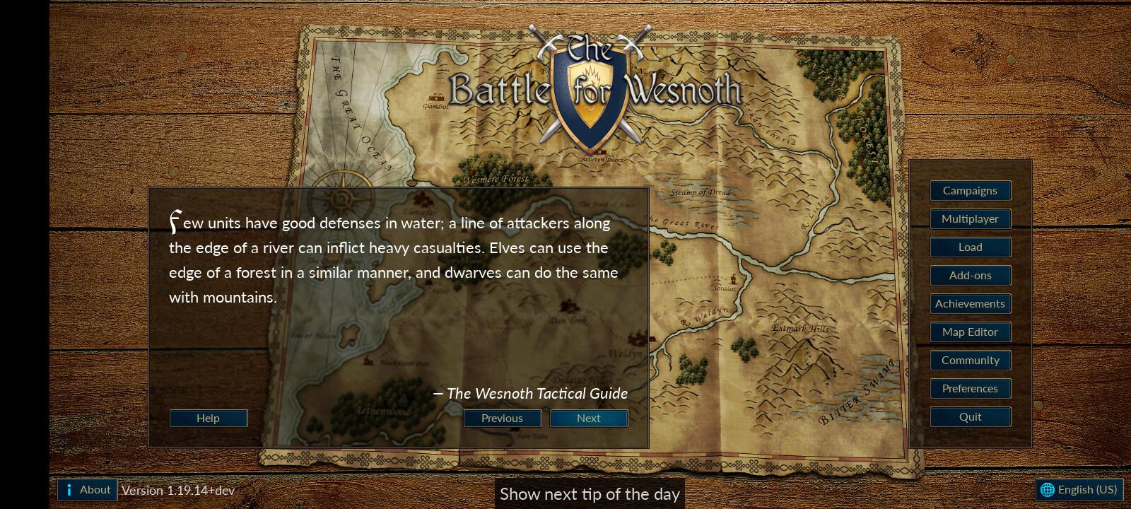 Screenshot of The Battle for Wesnoth