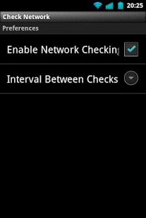 Screenshot of Check Network