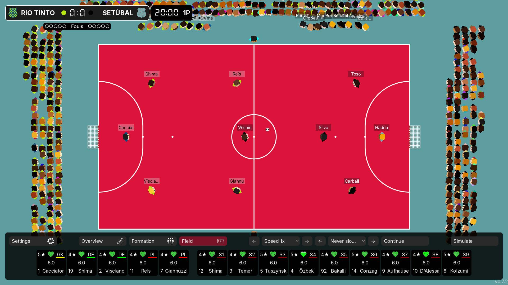 Screenshot of 99Managers Futsal Edition