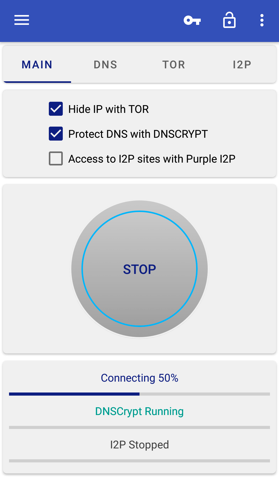 Screenshot of InviZible Pro: increase your security, protect you