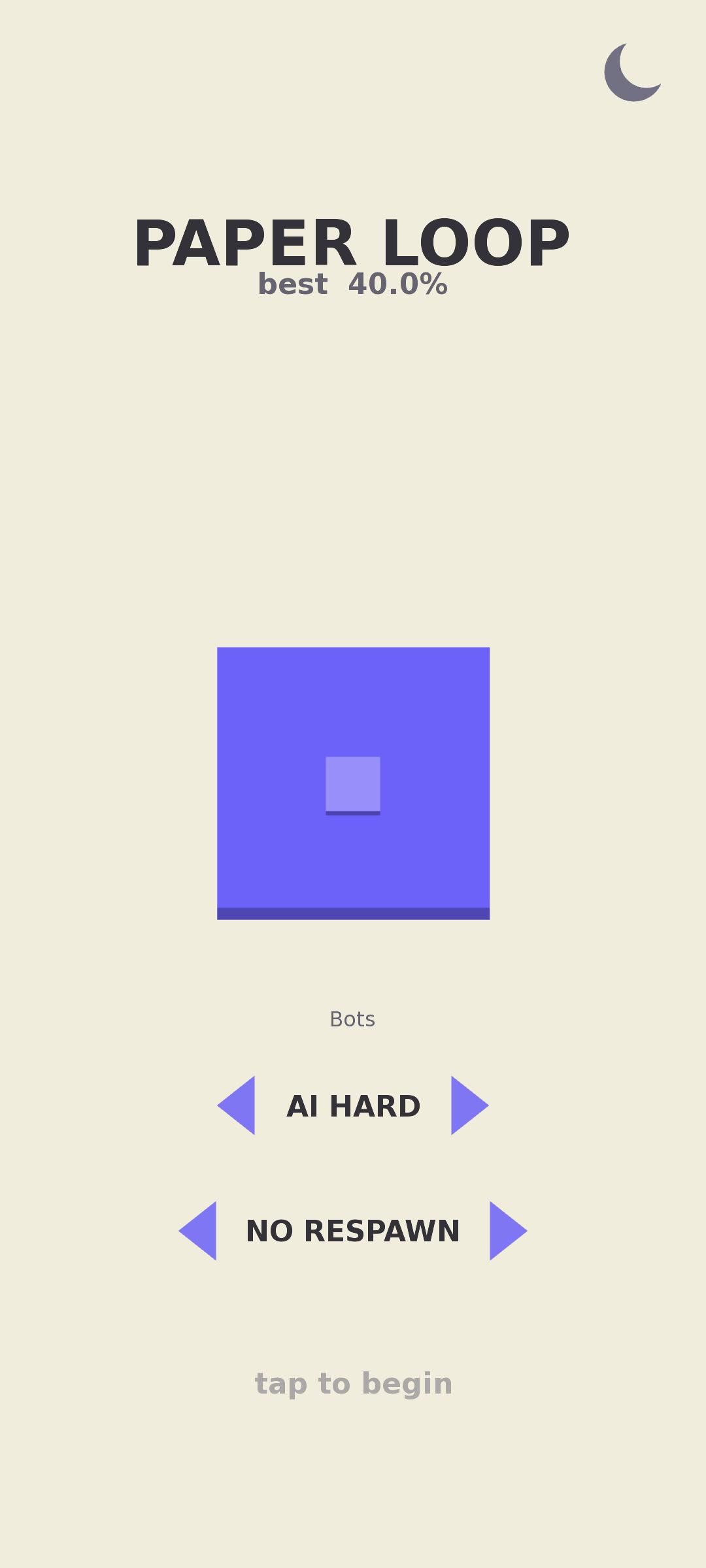 Screenshot of Paper Loop