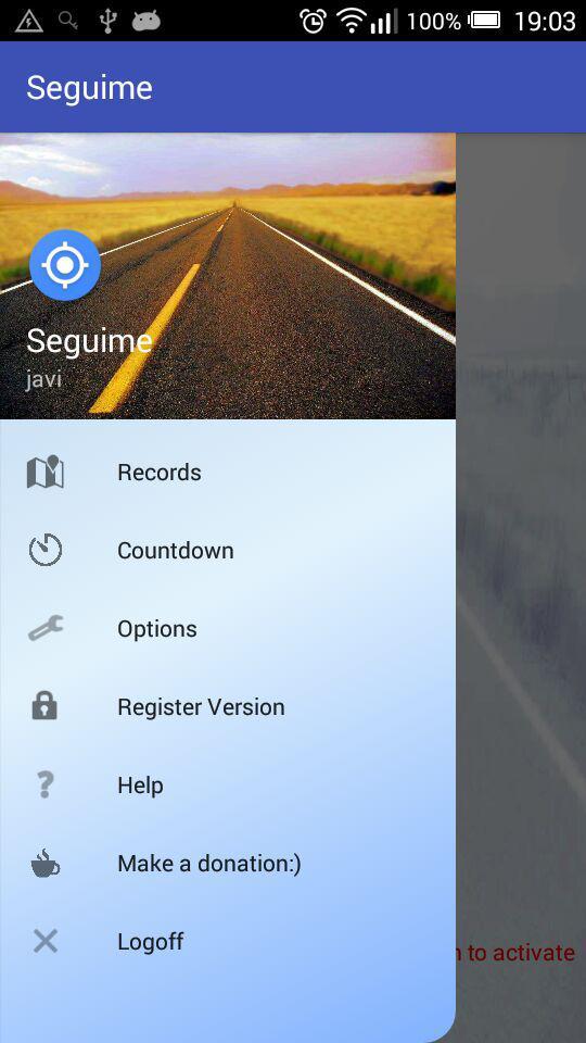 Screenshot of Seguime