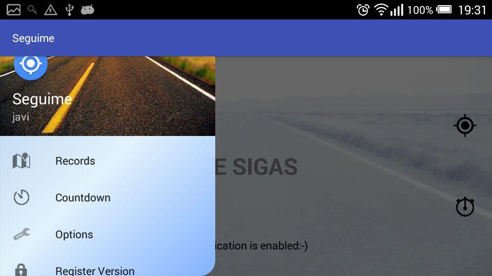 Screenshot of Seguime