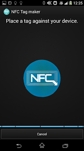 Screenshot of NFC Tag maker
