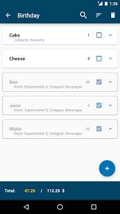 Screenshot of Shopping List (Privacy Friendly)