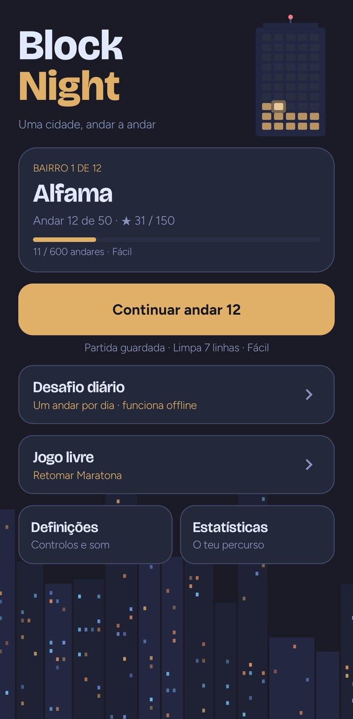 Screenshot of Block Night