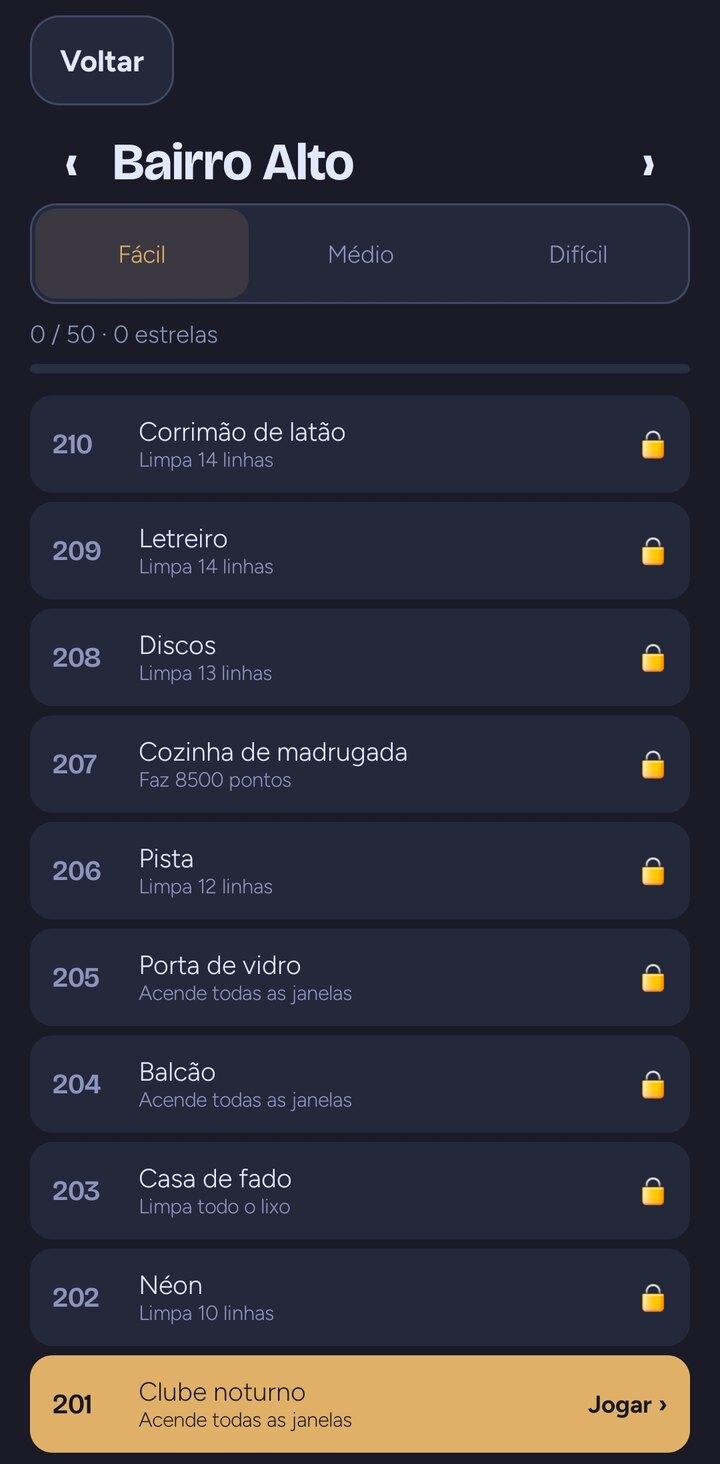 Screenshot of Block Night