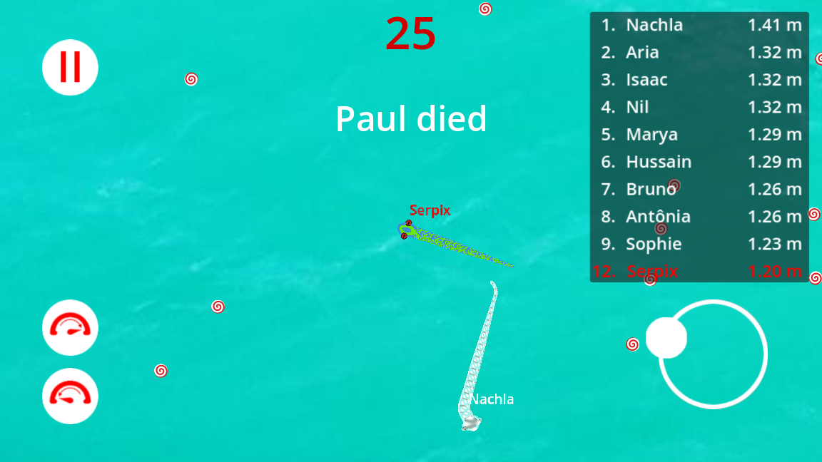 Screenshot of Snakes