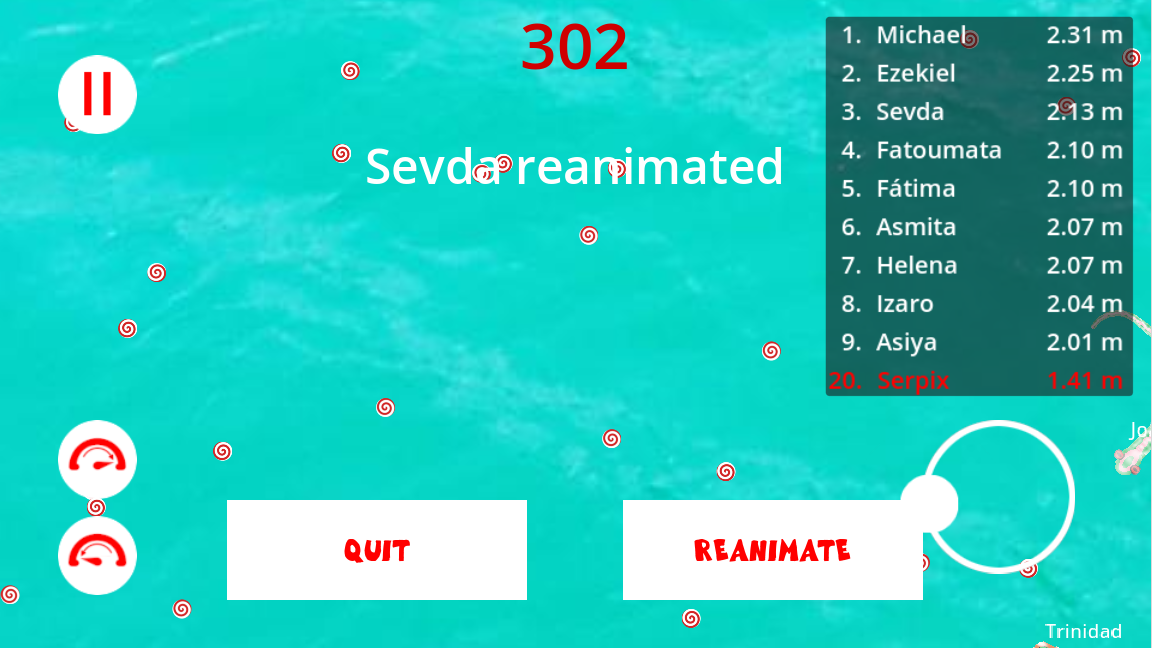 Screenshot of Snakes