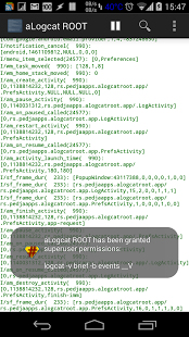Screenshot of aLogcat ROOT