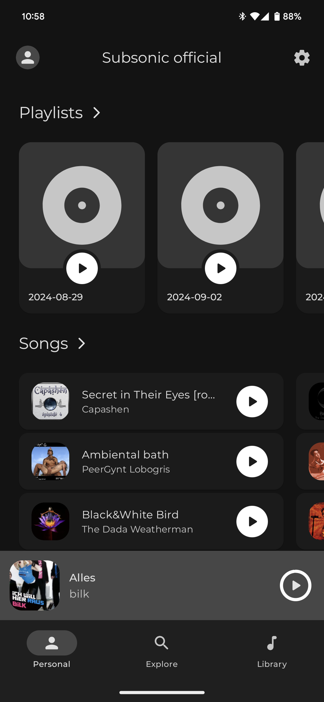 Screenshot of Youamp