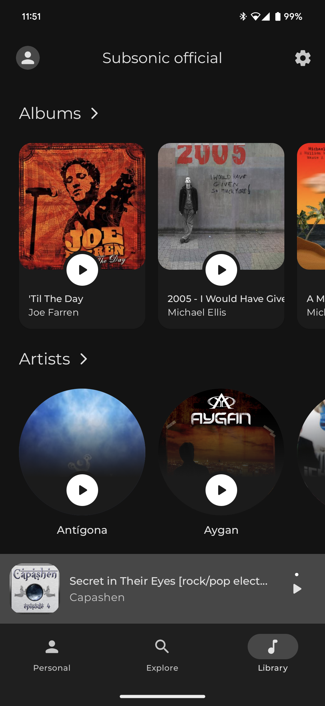 Screenshot of Youamp