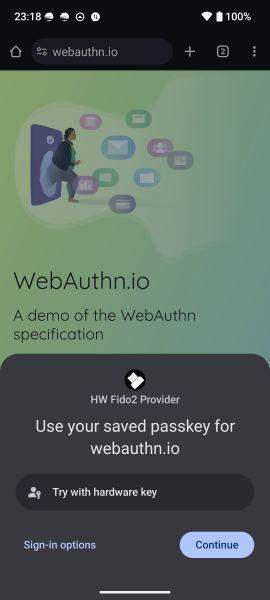 Screenshot of Passchain
