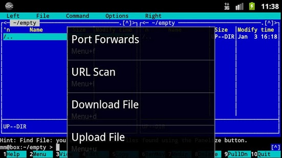 Screenshot of VX ConnectBot