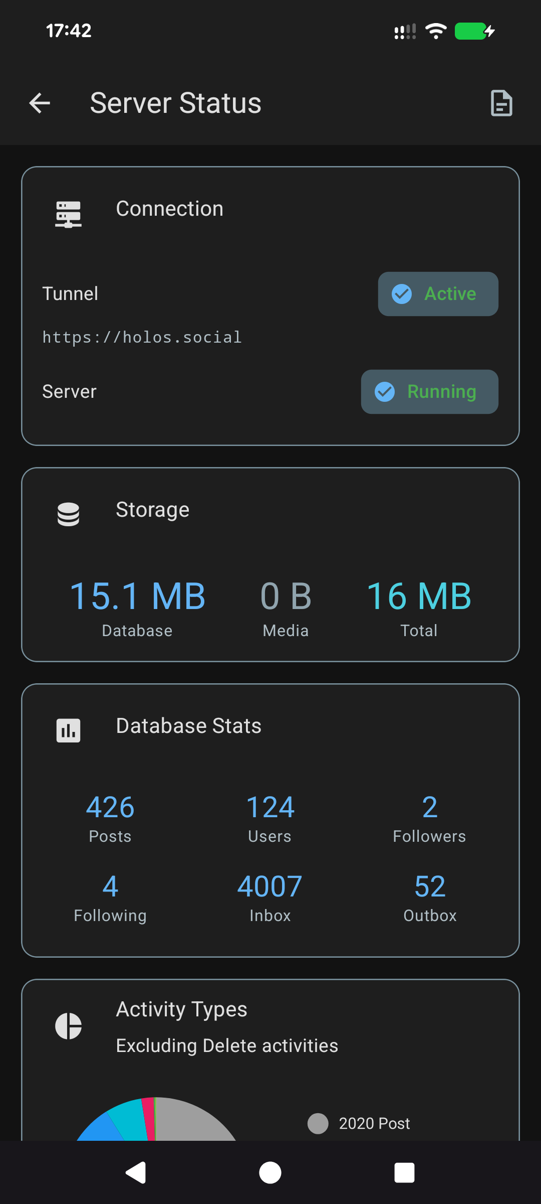 Screenshot of Holos