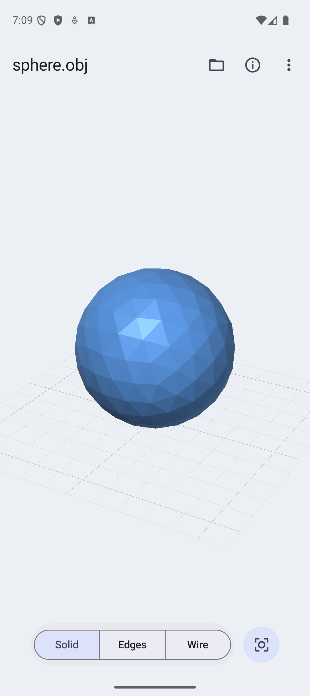 Screenshot of 3D Model Viewer