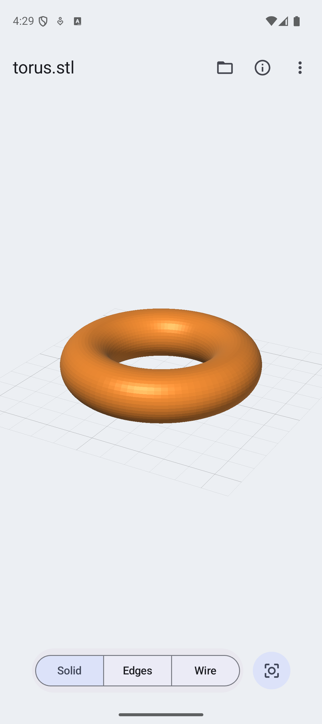 Screenshot of 3D Model Viewer