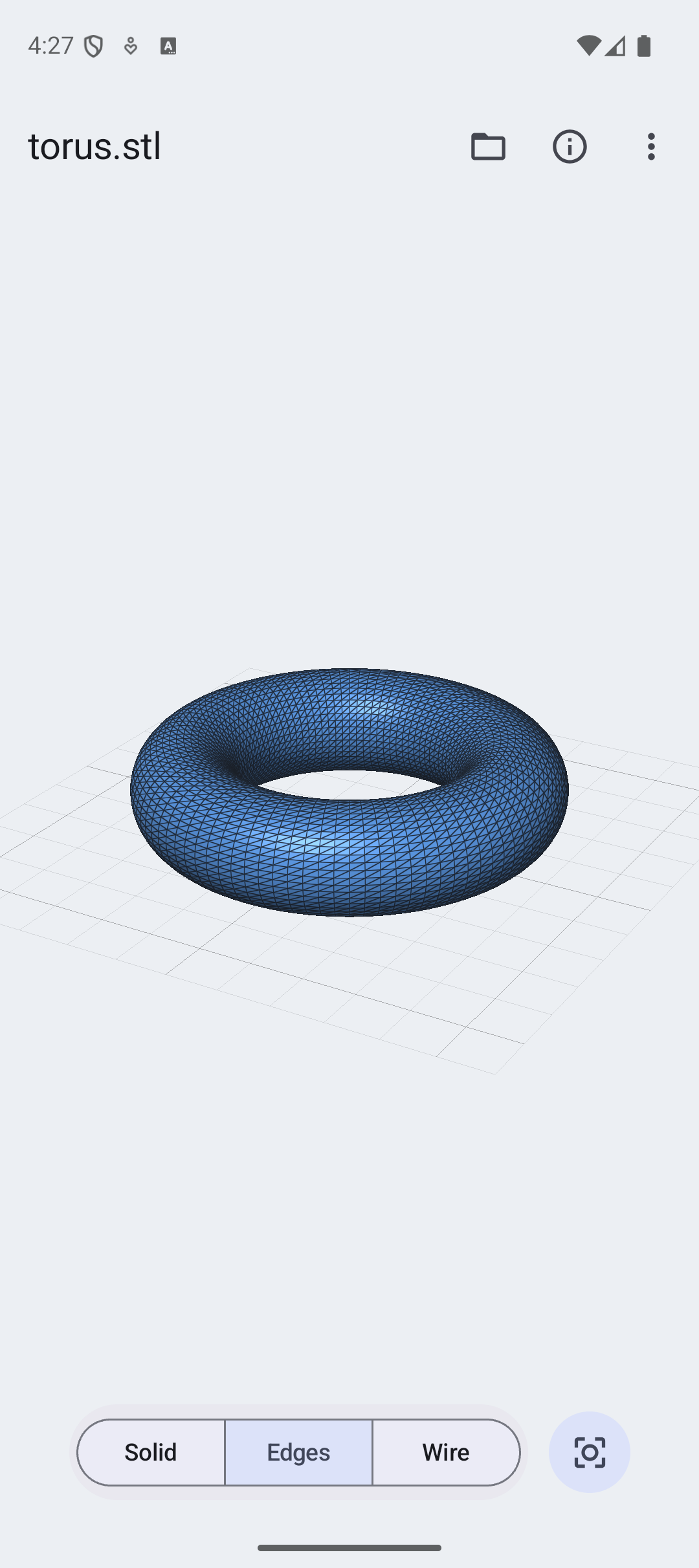 Screenshot of 3D Model Viewer