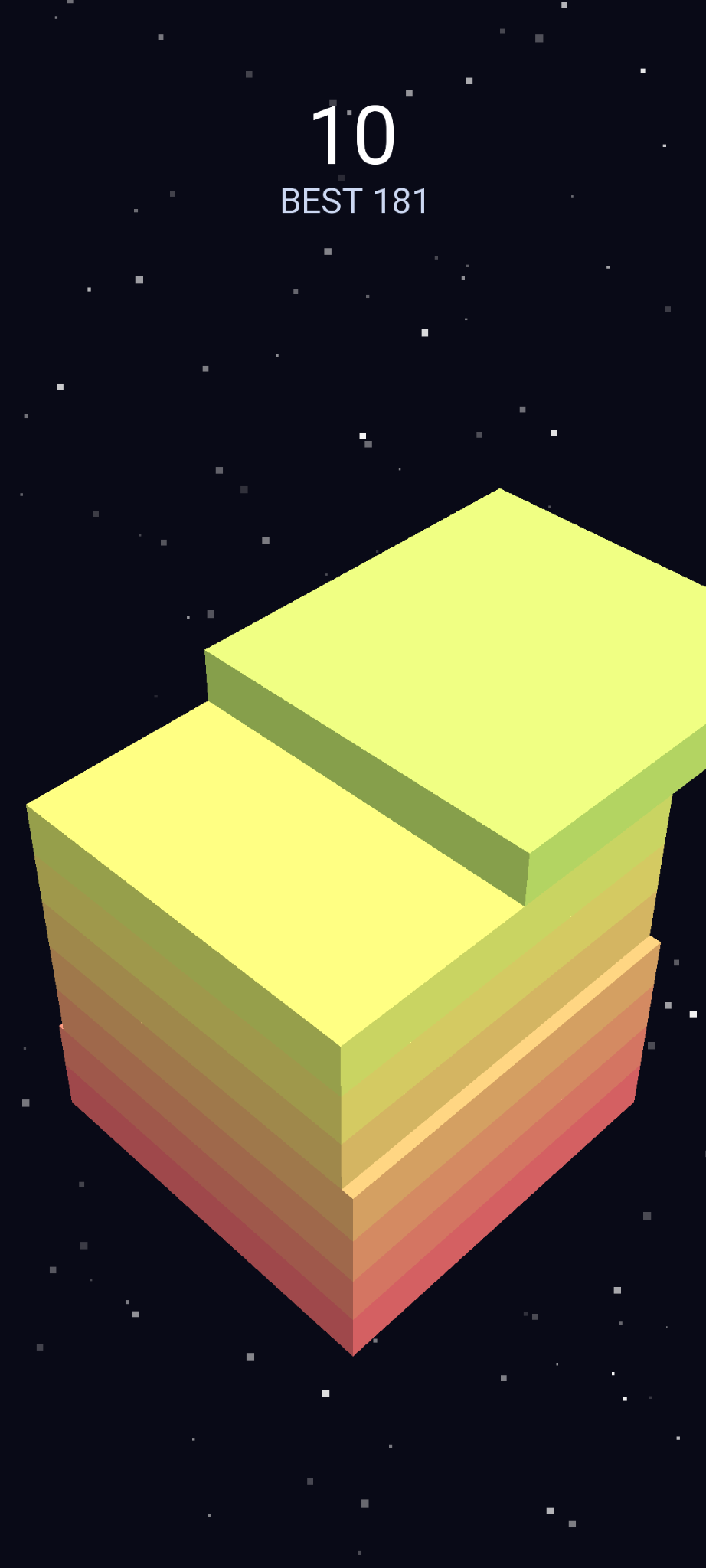 Screenshot of Stack Tower 3D
