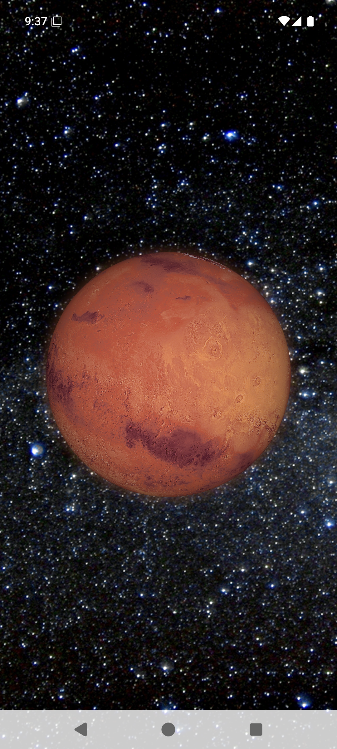 Screenshot of Mars Live Wallpaper