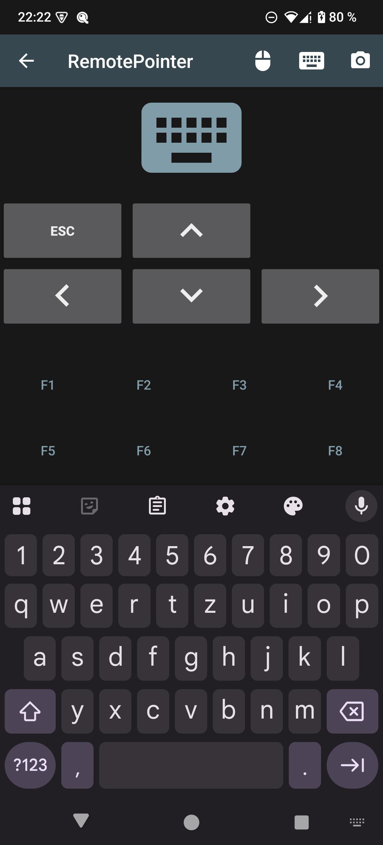 Screenshot of RemotePointer
