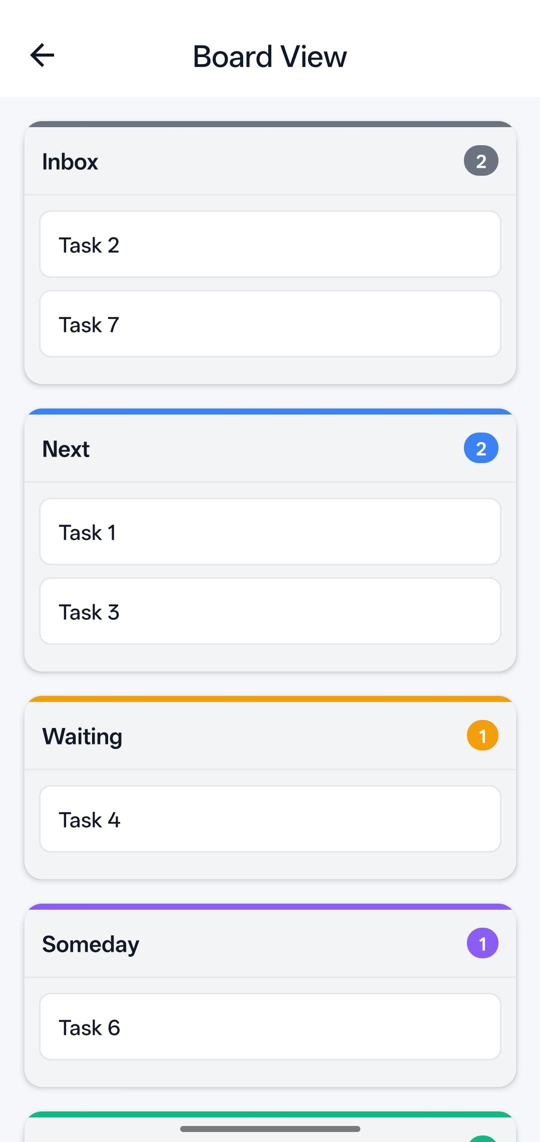 Screenshot of Mindwtr - GTD Task Manager