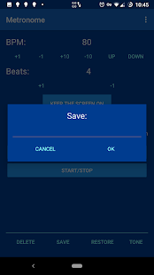 Screenshot of Metronome